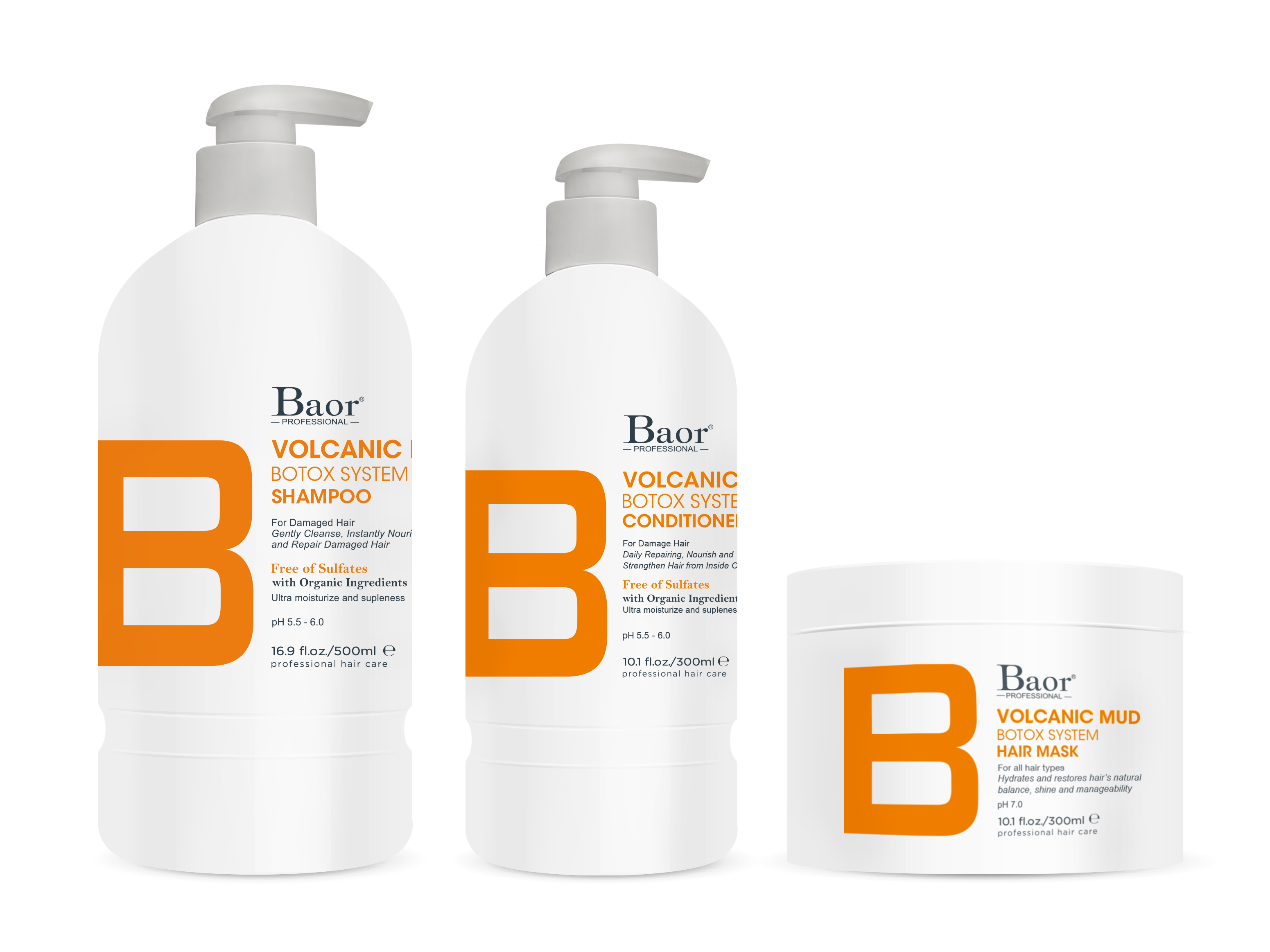 BAOR VOLCANIC MUD SHAMPOO 500ml